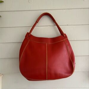 Cole Haan Pumpkin Orange Y2K Vintage Leather Bag